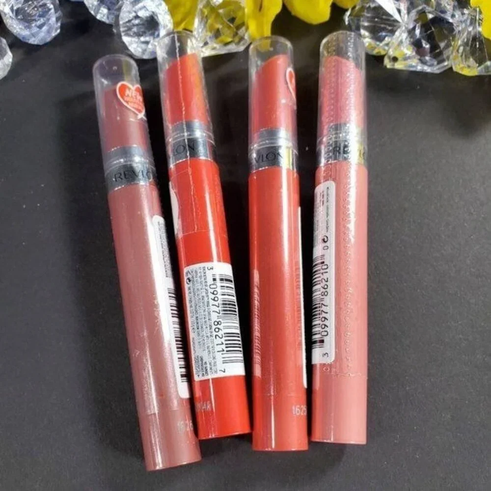 Revlon Coral Lip Gloss New York Ultra HD Make Up Gel Lip Care 740 Color Lipstick